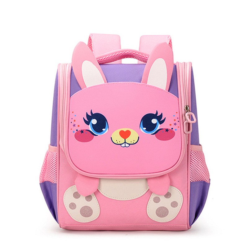 Children's school bag for girls large capacity children's backpack lightweight breathable fashion gradient princess bag for girls