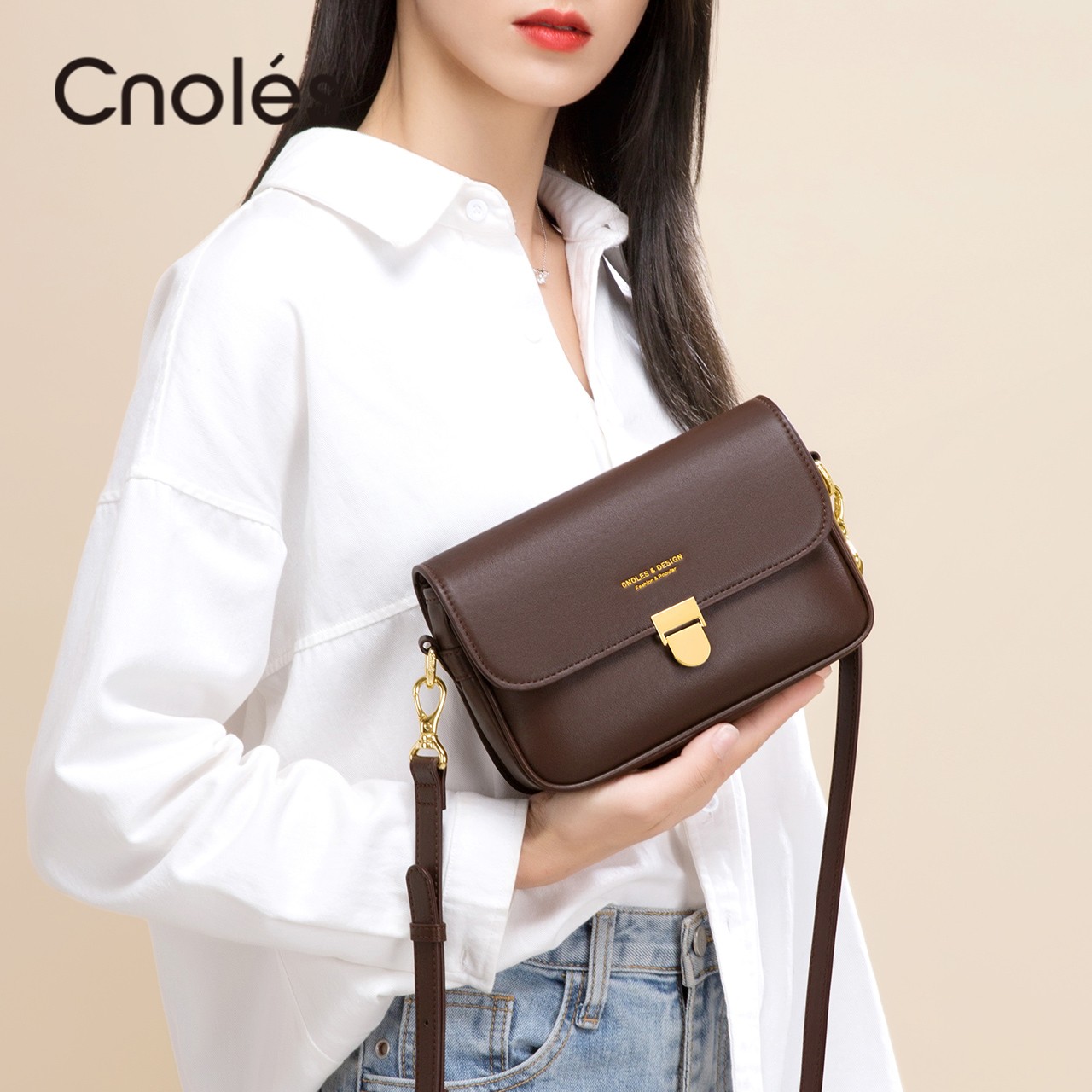 women designer crossbody handbag 2022 fashion trend genuine leather women handbags solid style shoulder messenger bag