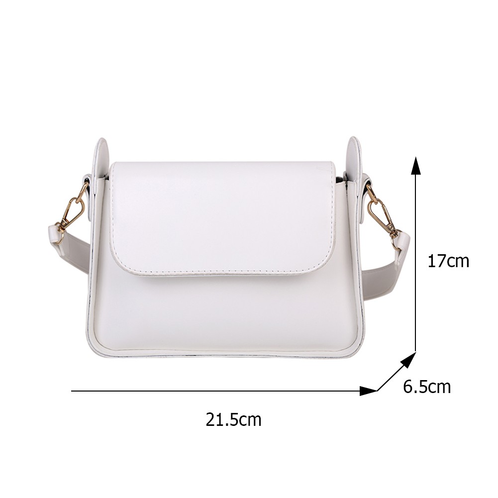 Elegant Women Quilted Shoulder Bag Soft PU Leather Underarm Bags Female Solid Color Small Square Box Branded Wide Strap Handbag