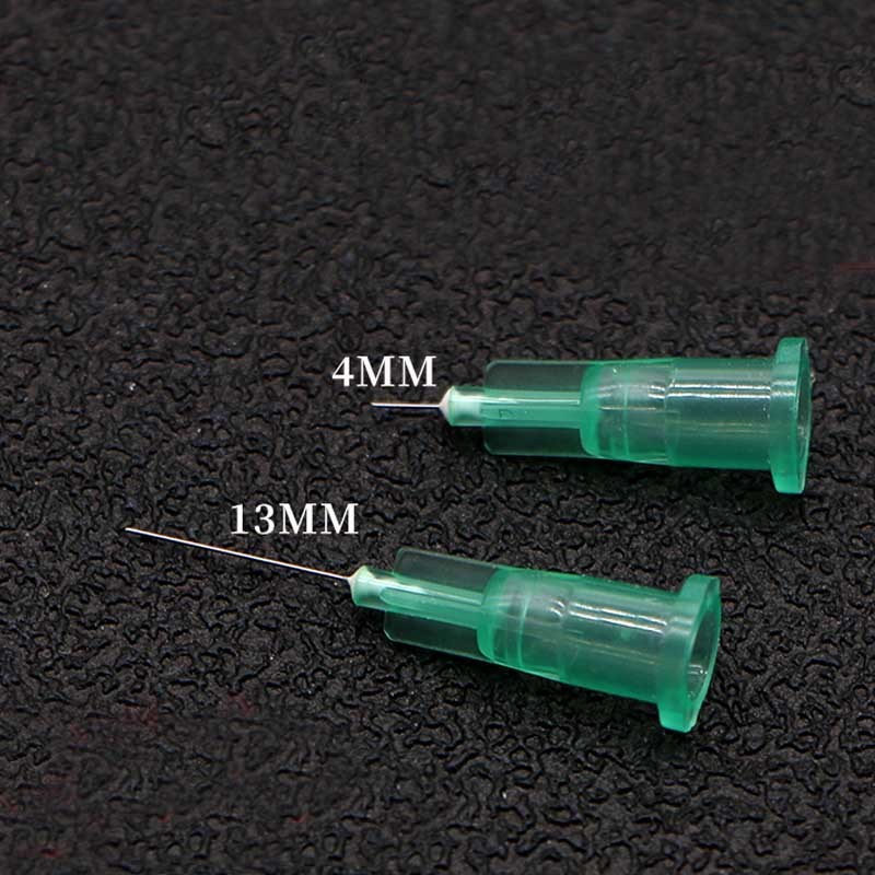 Needle Piercing Syringe Transparent Injection Glue Clear Tip Cover For Pharmaceutical Syringe Needle 32g 4mm