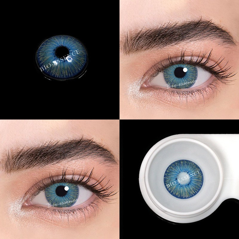 Bio-essence 1 Pair Cosplay Colored Contact Lens Eyes Accessory Anime Len Jujutsu Kaisen Jojo Lens Blue Lens Lenses