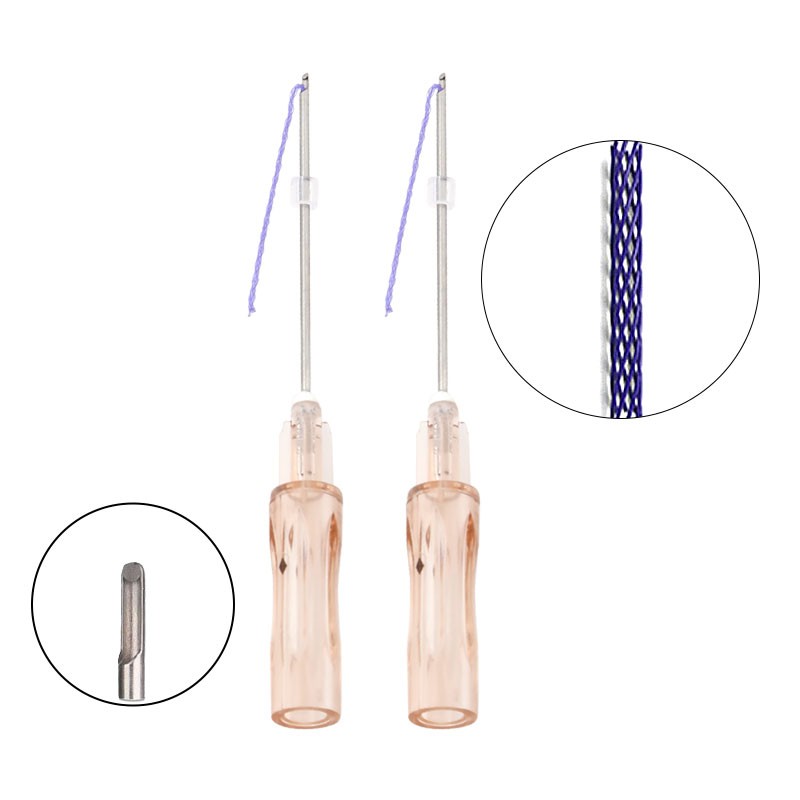 Preferred Supplier Hot Model Mono Screw Nose Mesh Thread And Double Needle Molding Cones Cog 4D Thread Pcl Pdo Thread Lift