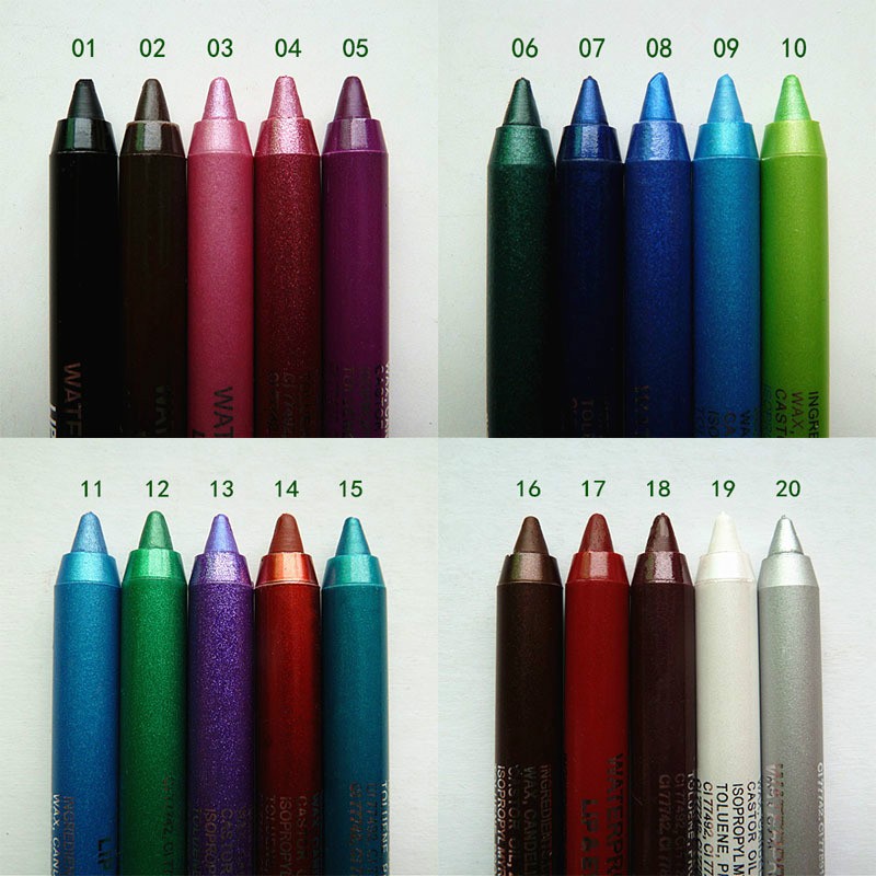 1pc Selling Charming Women Long※ Waterproof Eyeliner Pencil Pigment Deep Green Color Eyeliner Beauty Makeup Beauty Tools