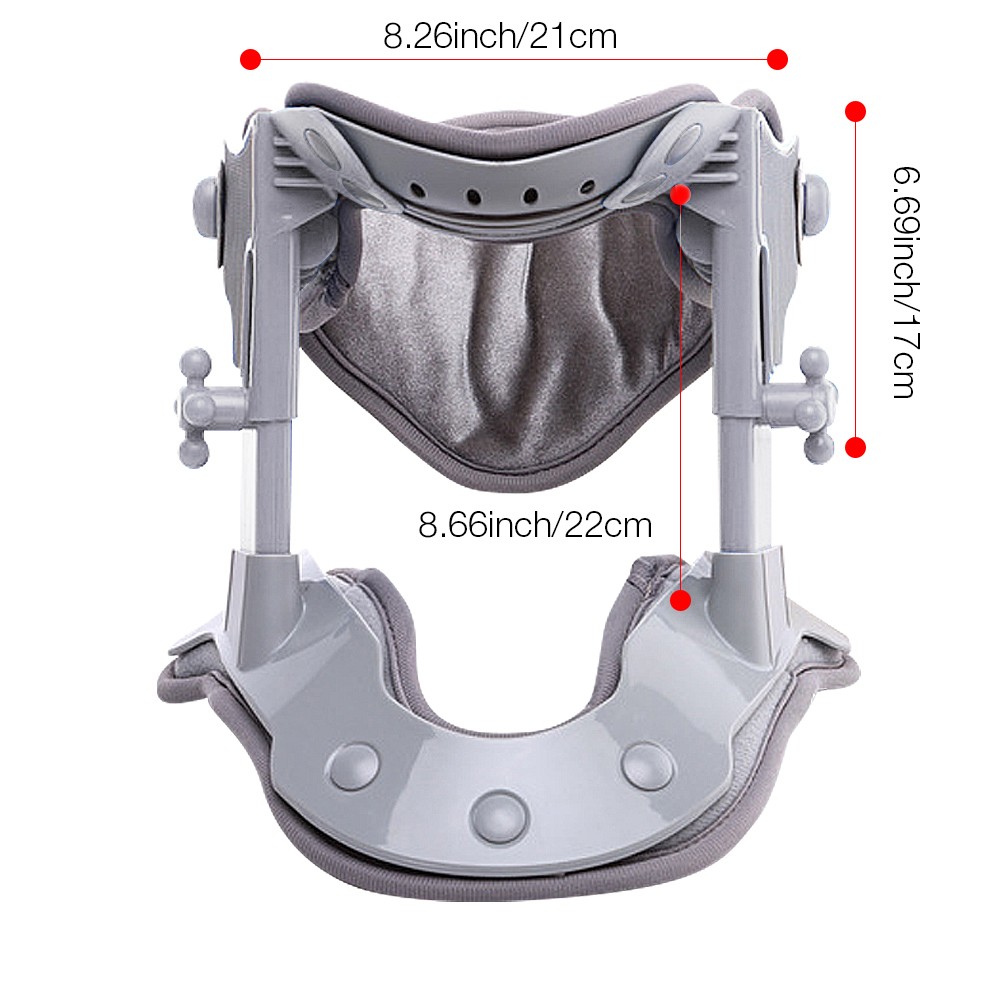 Warm Neck Stretch Cervical Collar Hot Traction Compression Adjust Vertebrae Support Spinal Massage Health Care Pain Relief