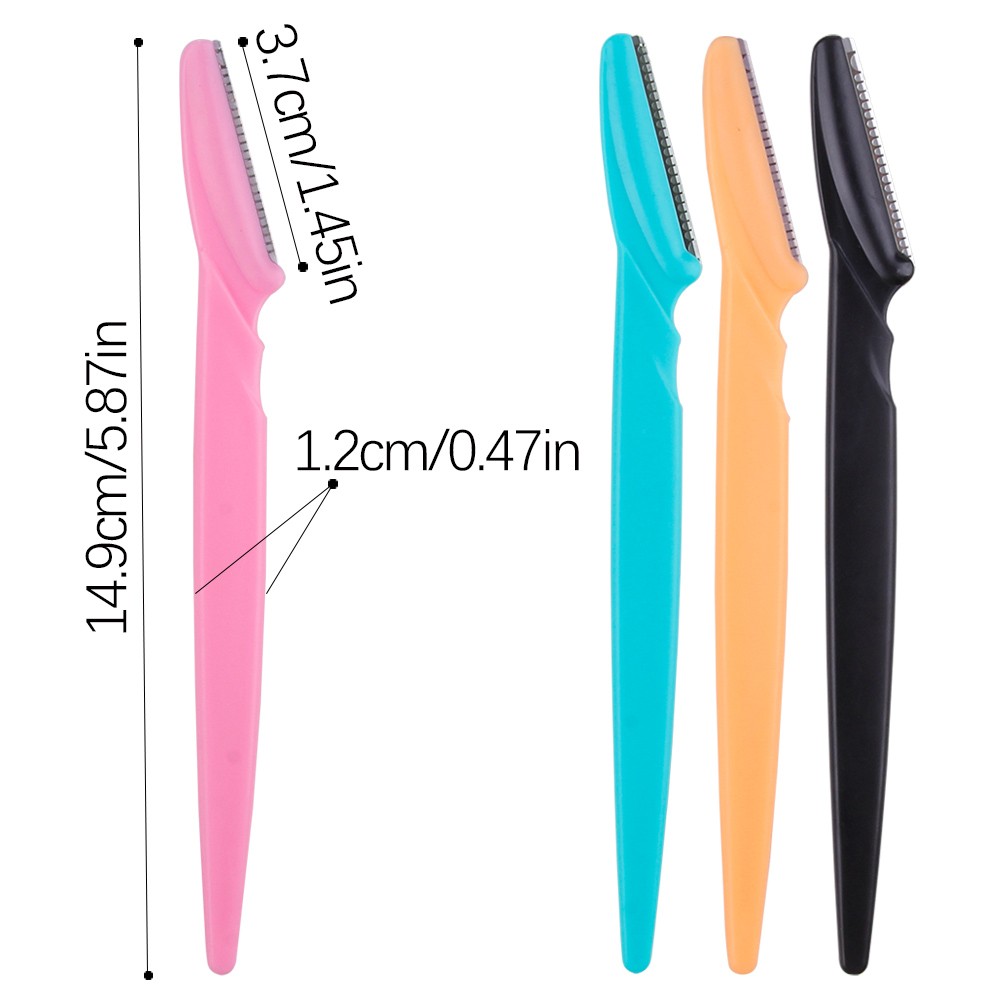 20/40/80pcs Eyebrow Trimmer Safe Blade Shaver Portable Face Eye Hair Removal Cutters Safety Woman Makeup Tool