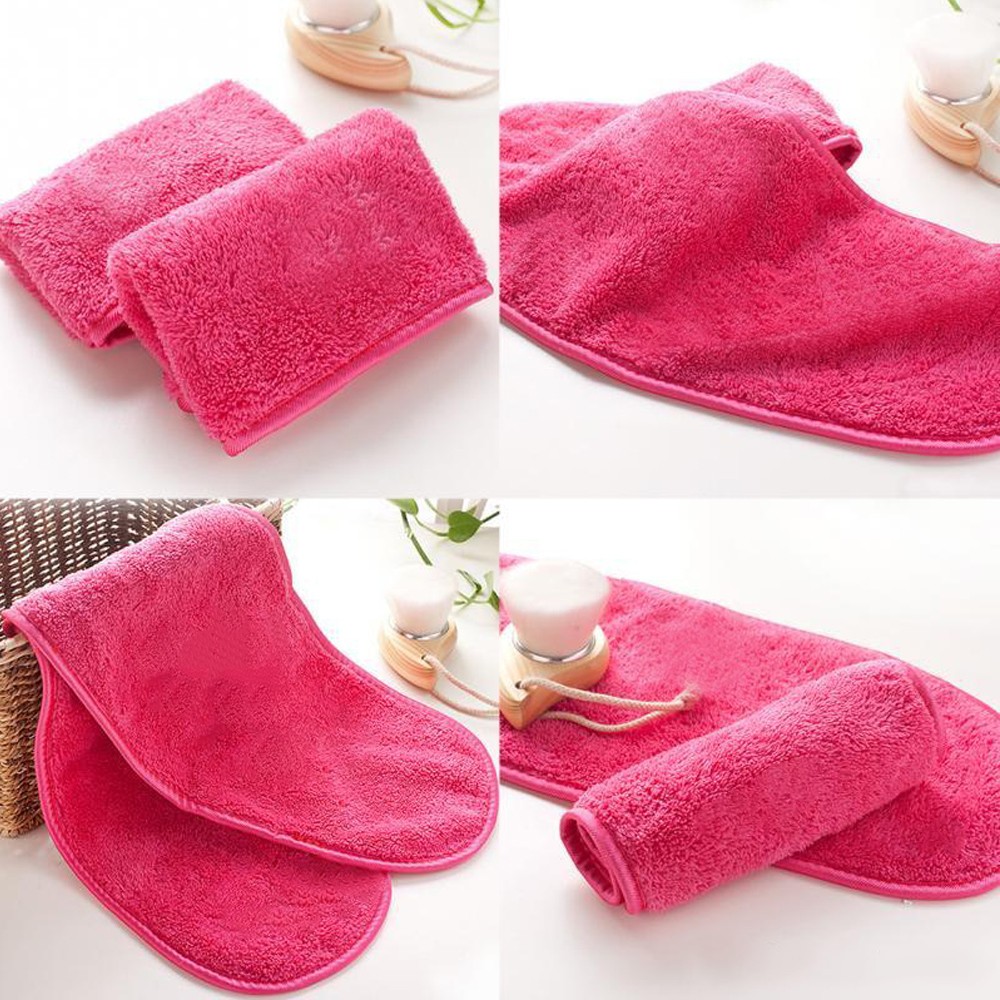 2/5/10pcs Makeup Remover Towel Microfiber Reusable Makeup Cloth Pads Women Face Facial Cleaning Towel Beauty Women Makeup Tools