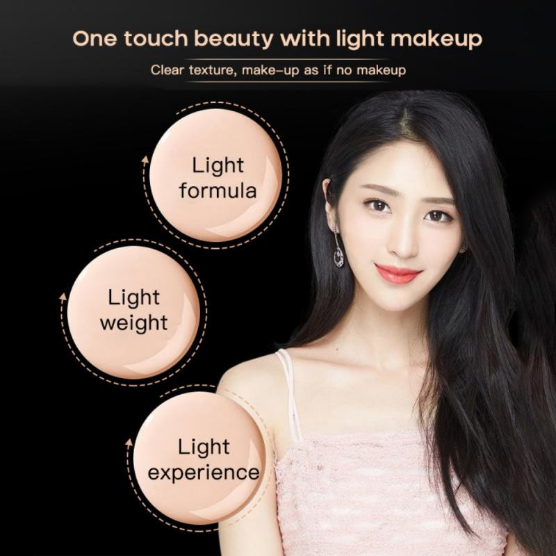 Brighten BB Cream Mushroom Head Air Cushion Concealer With Puff Moisturizing Liquid Foundation Cc Cream Face Makeup For All Skin