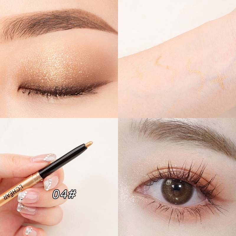 Colorful Eyeliner Women Makeup Tool Glue Pen Cosmetics Beauty Coffee Brown Silk Pen Smoky Waterproof Sweat-proof Do Not Fade