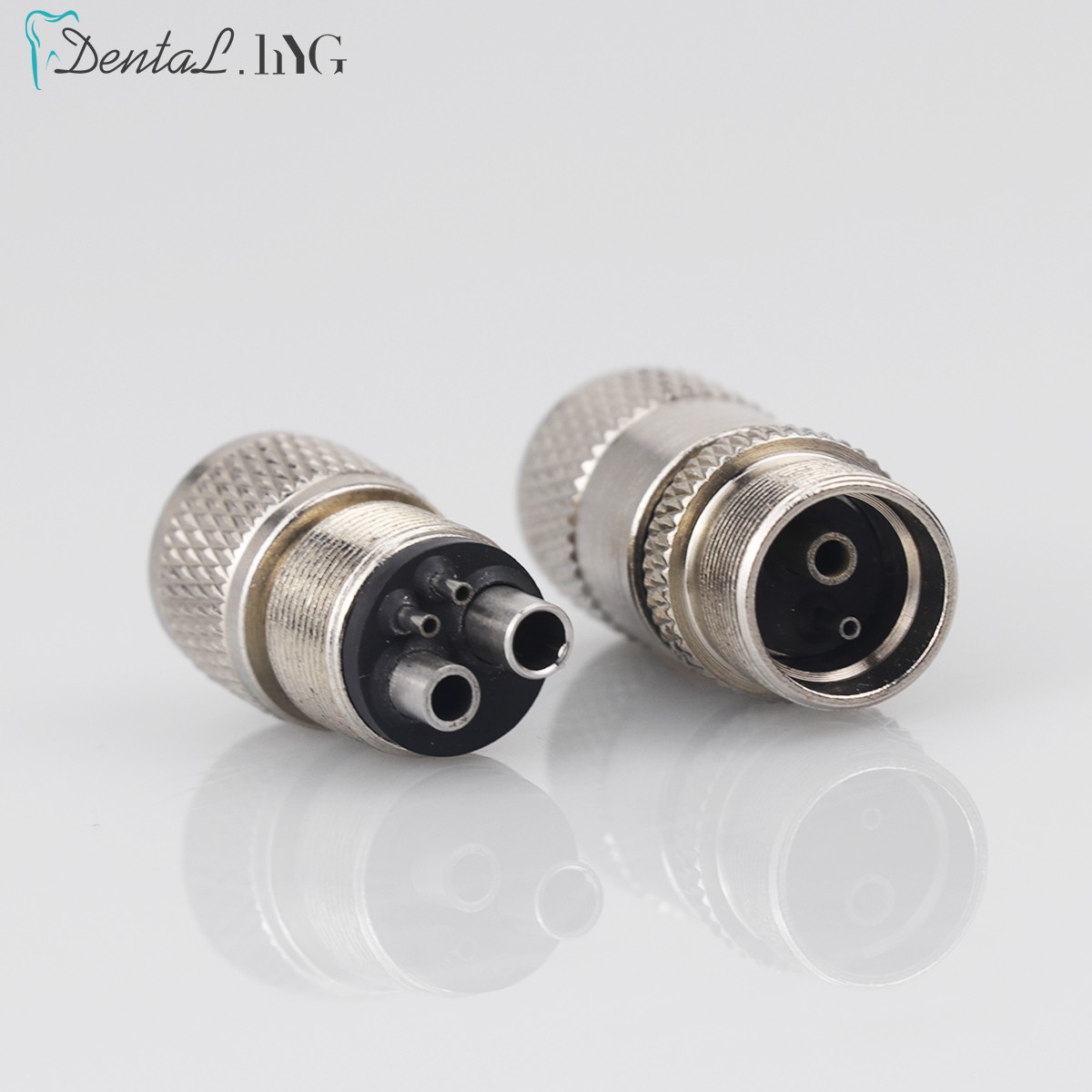 Dental Turbine Handpiece Adapter 4 Holes 2 Holes Changer Connector Dental High Speed ​​Handpiece Spare Parts Tool For Air Motor