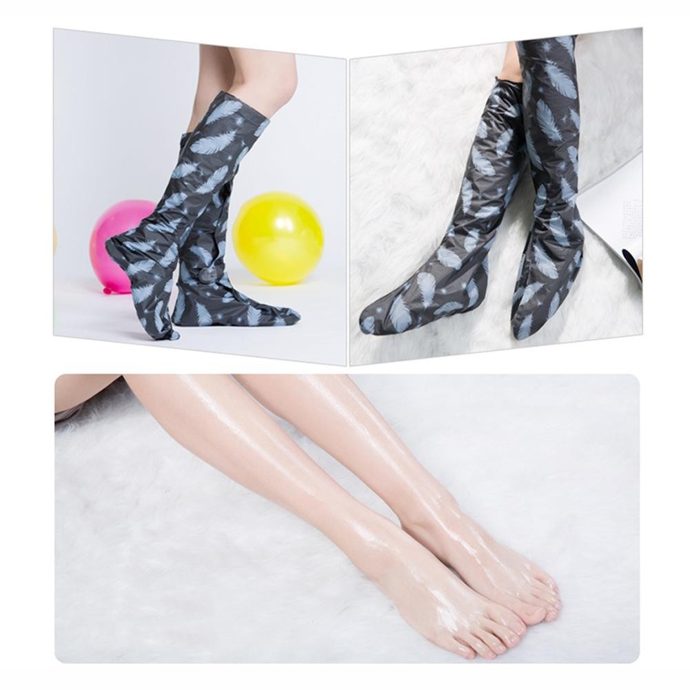 1 Pair Volcanic Mud Remove Exfoliating Peeling Moisturizing Exfoliating Skin Foot Masks for Long Legs Foot Cover Masks