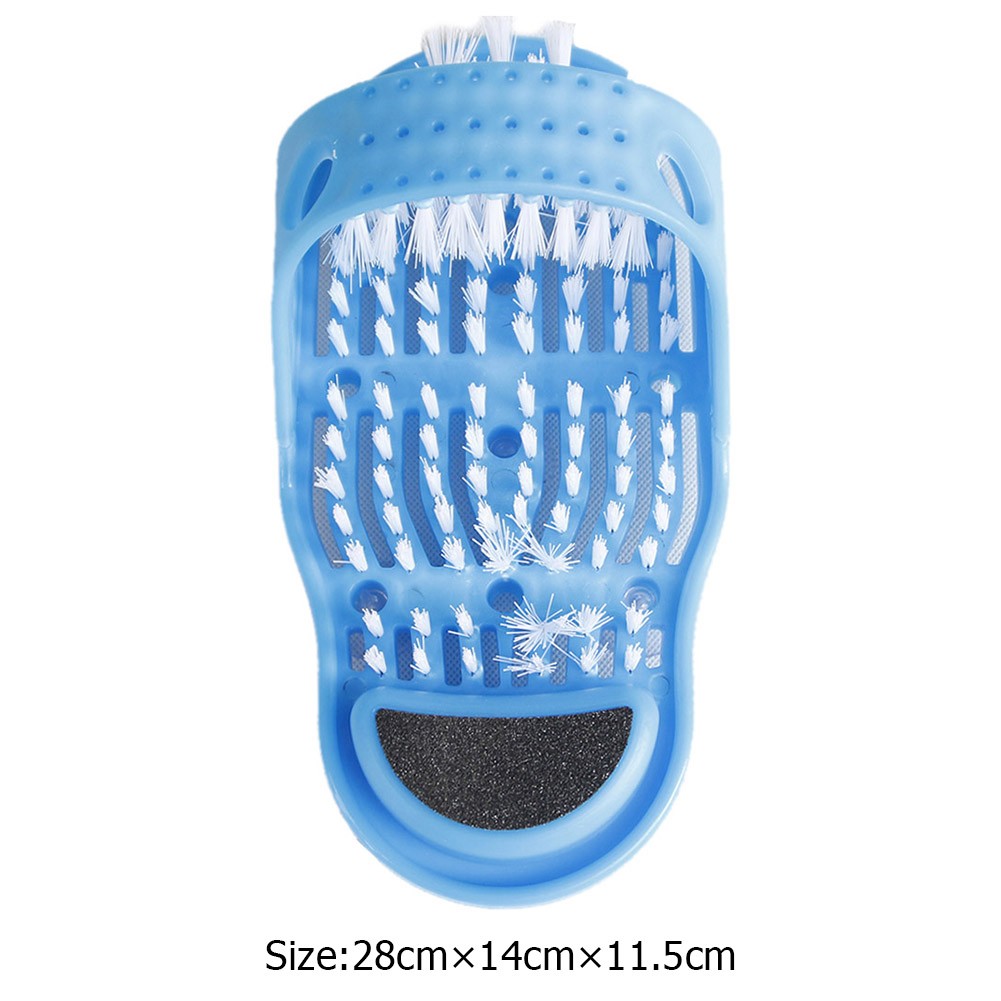 Plastic Bathing Massage Slippers Foot Cleaner Heel Scrub Foot Scrub Care Device