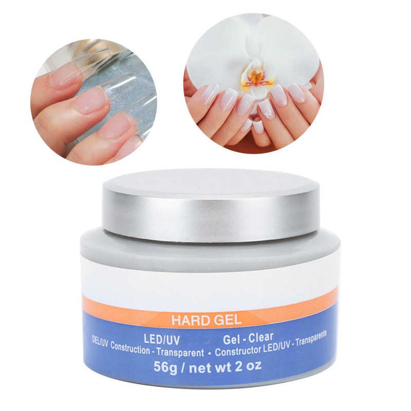 56g UV Extension Gel Glue Professional Multifunctional DIY Nail Art Quick Drying Anti-yellowing Manicure Extension Glue 2.0oz