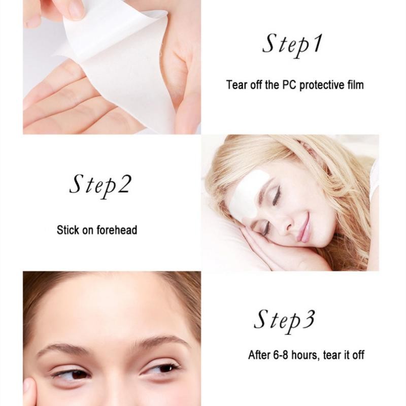 Yoxier Forehead Line Removal Gel Patch Anti Wrinkle Face Firming Mask Lines Frown Sticker Anti Aging Lifting Skin Care