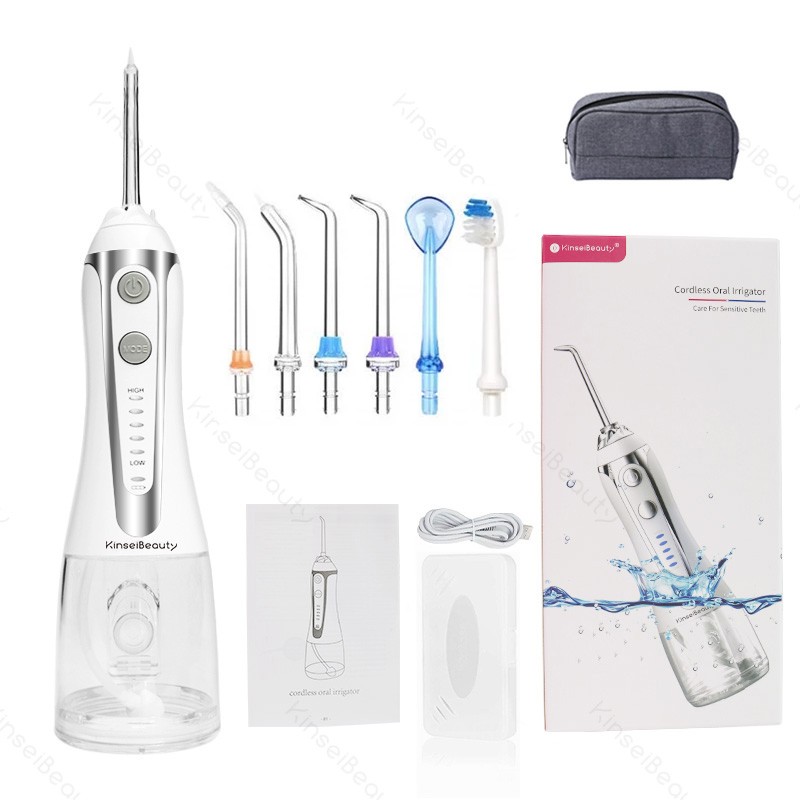 Dental Water Flosser Oral Irrigator Dental Water Portable Dental Floss 300ml 5 Mode USB Rechargeable Dental Flosser Water Floss Dental Water Floss