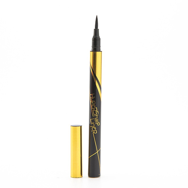 1 Piece Small Gold Pen Quick Drying Eyeliner Waterproof and Non Smudge Eyeliner Pen Liquid Eyeliner Pen Natural Longlasting Useful