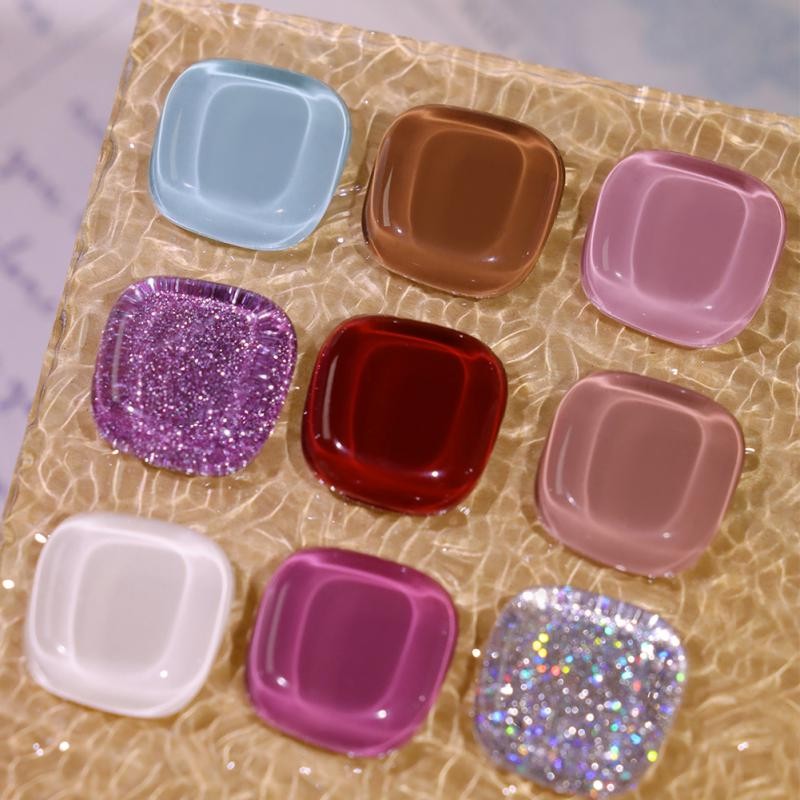 9 Color Jelly Solid Nail Gel Palette Oil Painting Gel Soak Off UV LED Varnishes Phototherapy Gel Nail Art Gel TSLM1