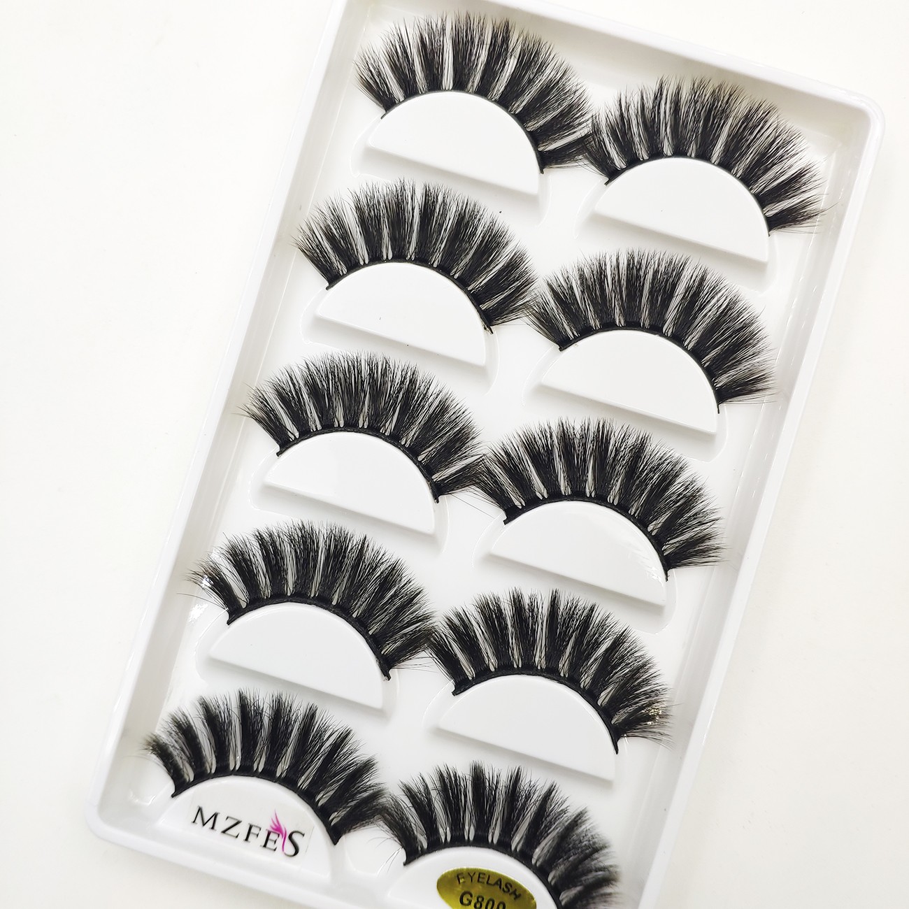 10/50 Boxes 37 Style 5 Pairs Natural 3D False Eyelashes Makeup Fake Eye Lashes Faux Cils Make Up Beauty Maquillaje Wholesale