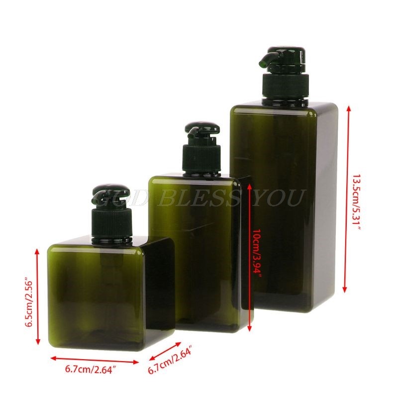 New Lotion Container Large Pump Plastic Shampoo Bottle Refillable Travel Bottle 250ml 280ml 650ml Drop Shipping