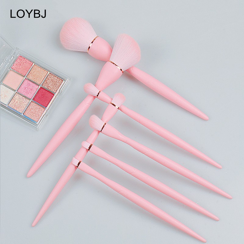 WYG BEAUTY Cosmetic Brushes Set Powder Foundation Blush Brushes Contour Eyebrows Eyeshadow Concealer Cosmetic Blending Brush Makeup