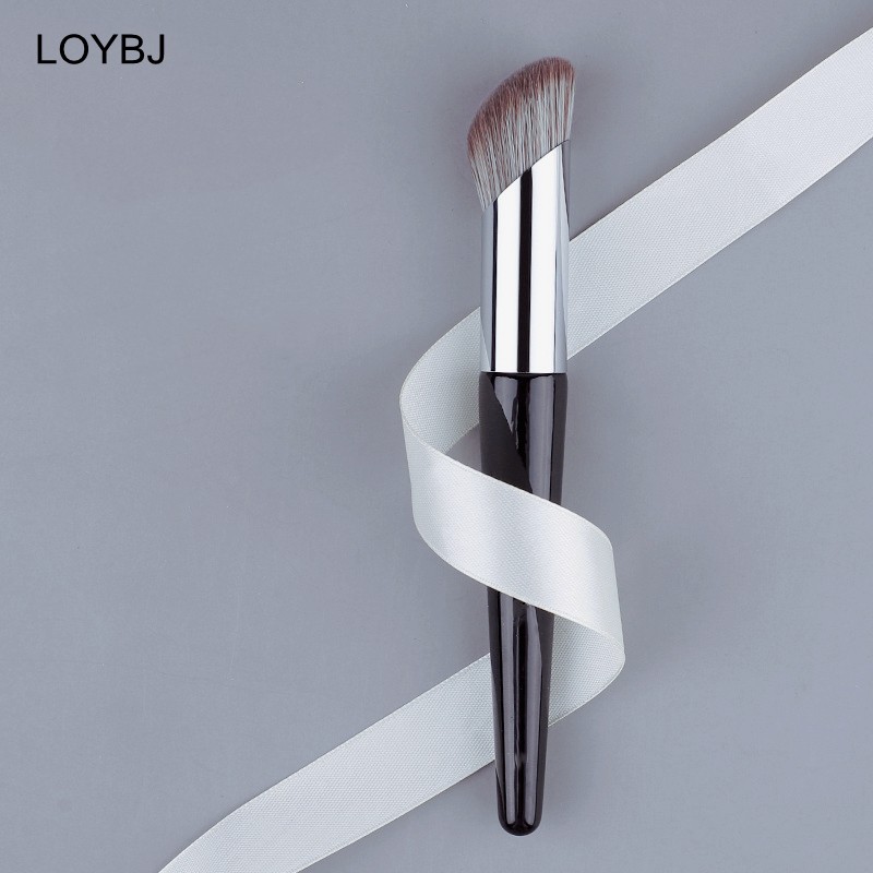 LOYBJ 1pcs Finger Belly Foundation Makeup Brushes Cosmetic Powder Liquid Foundation Concealer Cream Bevel Head Make Up Brush