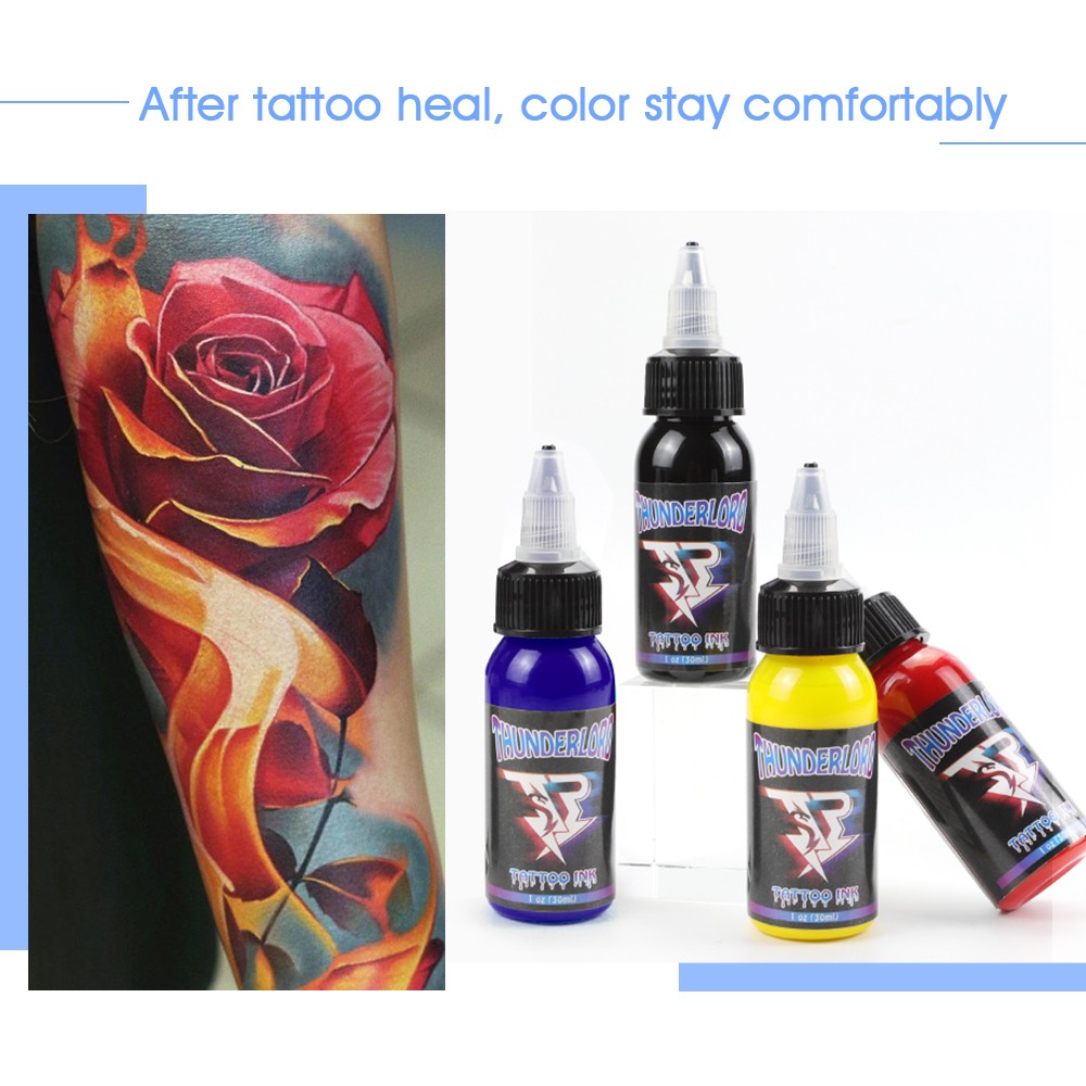 30ml/Bottle Professional Tattoo Pigment Permanent Ink Tattoo Painting Supply For Body Beauty Tattoo Art Tattoo Ink