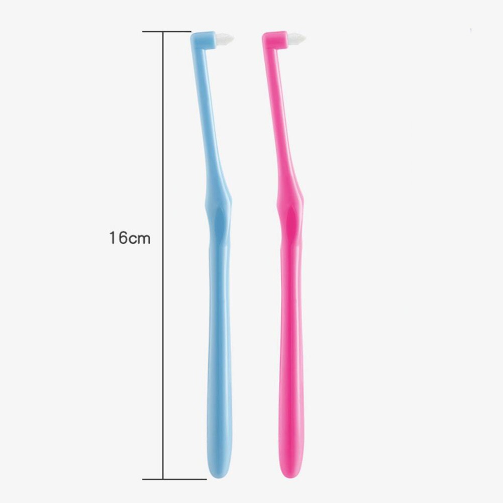 2Pcs L Shape Push Pull Interdental Brush Orthodontic Toothpick Teeth Whitening Tooth Pick Toothbrush Oral Hygiene