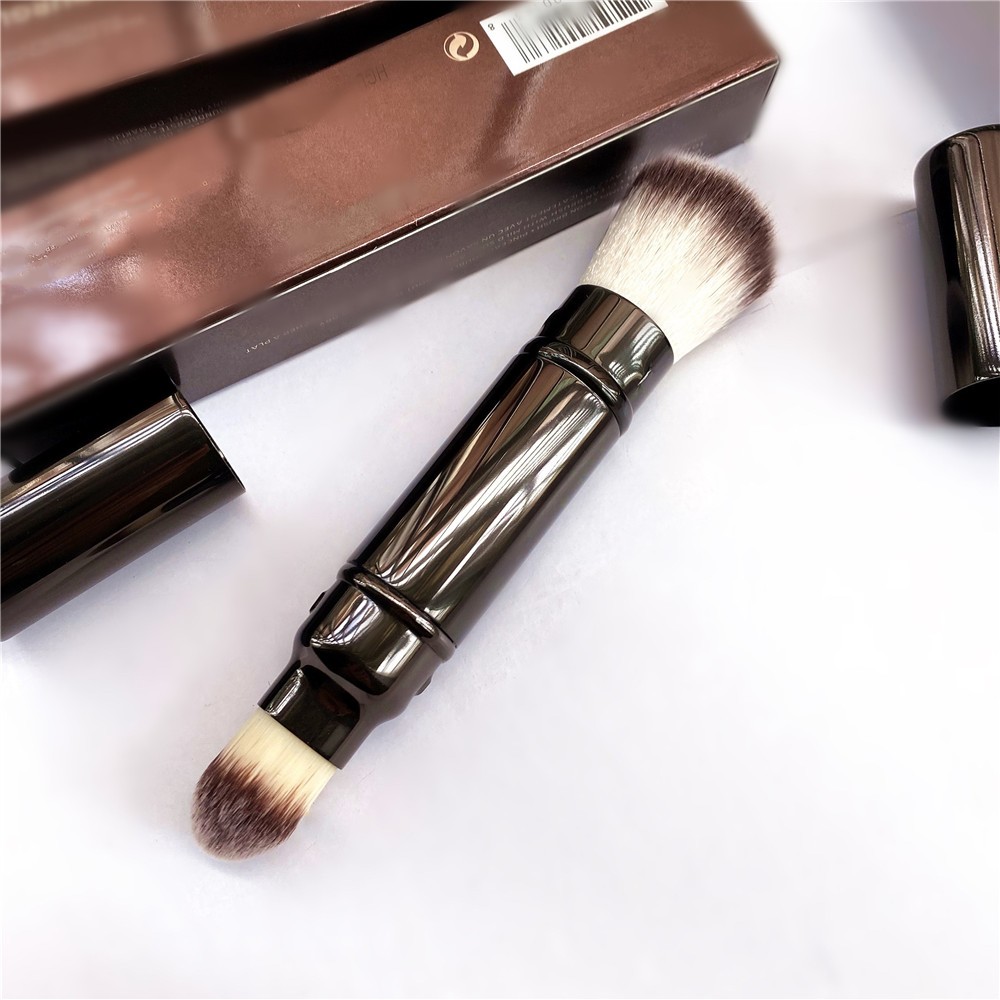 Hourglass Makeup Brushes Retractable Double-ended Dense Powder Face Liquid BB Cream Skin Portable Makeup Brush Tools