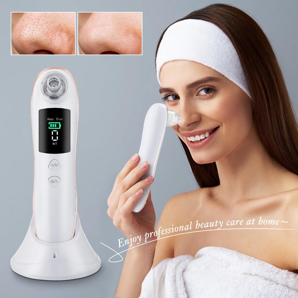 Blackhead Remover Vacuum Acne Pimple Removal With Charging Device Black Spot Electric Suction Facial Pore Cleaning Tool