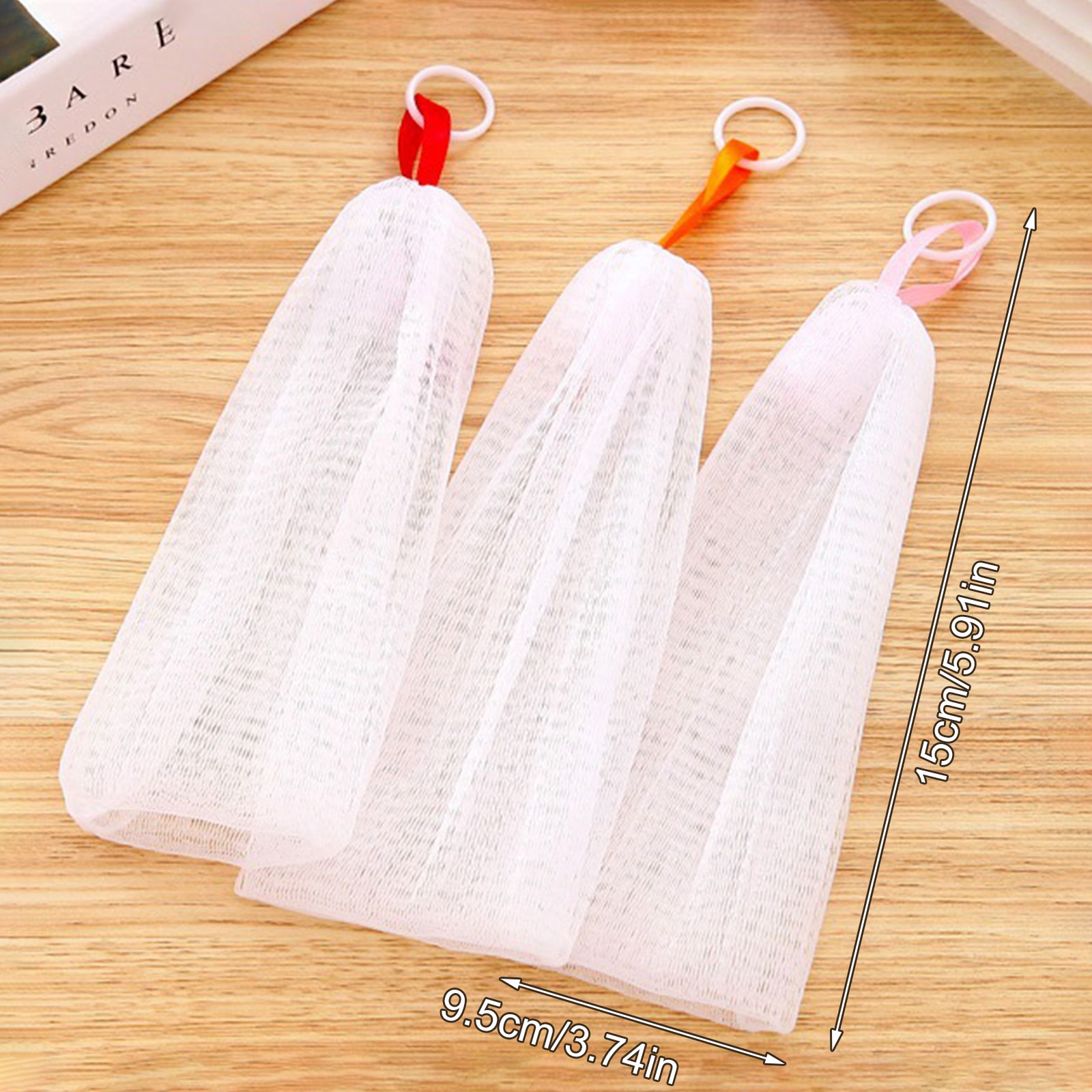 Cleaning Mesh Foaming Bag Portable Hang Soap Saver Bag Bath Shower Foam Mesh Net Cleansing Delicate Mesh Foam