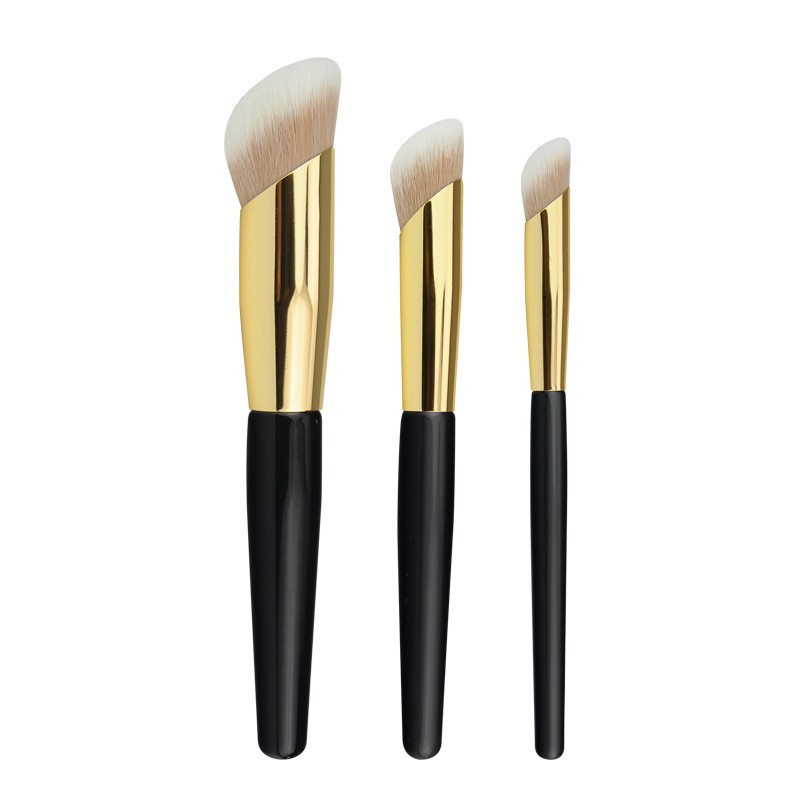 3pcs Pat McGrath Labs Fetish Sublime Perfection Highlight Foundation Makeup Brushes Unique Face Contour Cosmetics Beauty Tool