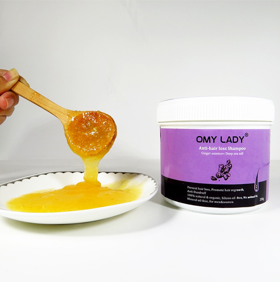 OMY Lady Ginger Anti Hair Loss Shampoo Promote Hair Growth Shampoo Hair Thick Fast Growth Serum Herbal Liquid For Men Women