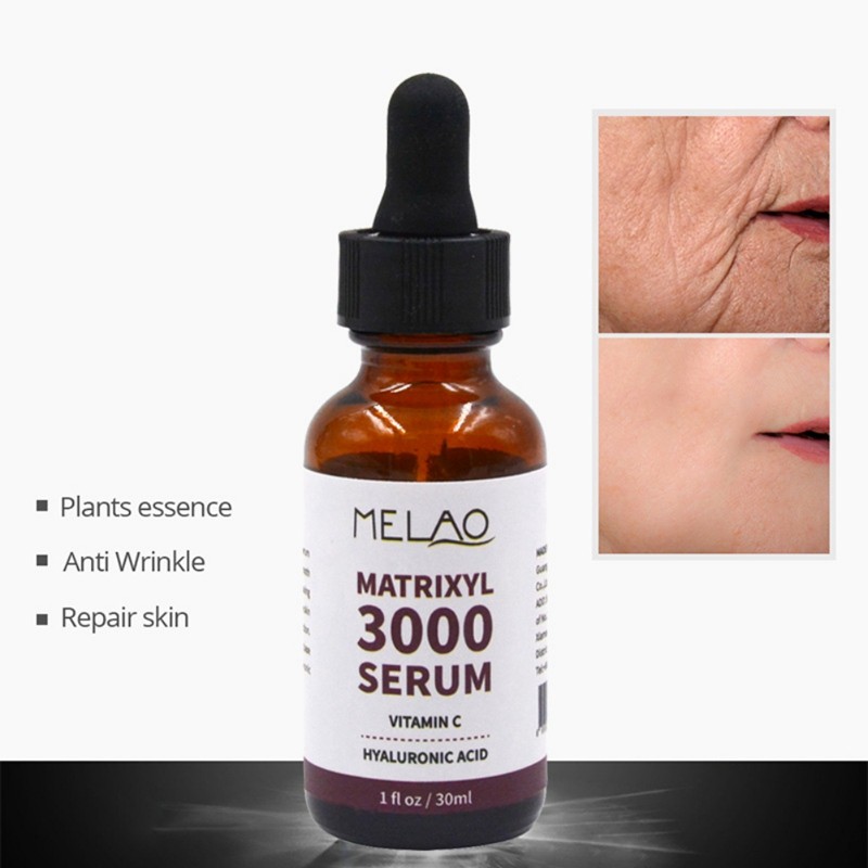 Matrixyl 3000 Vitamin C Serum Hyaluronic Acid Reduces Sun Spots Wrinkles Face Serum 30ml