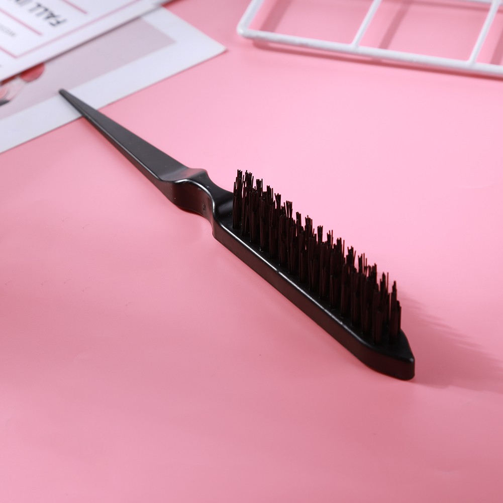 Boar Bristle Comb 1pcs Professional Hair Brushes Comb Teasing Back Combing Fine Line Hair Brush Styling Tools Wholesale