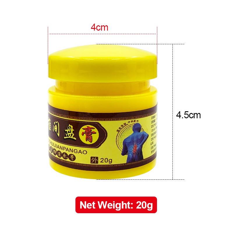 1PC Waist Joint Ointment Anti Arthritis Spine Joint Medical Plaster Back Pain Cream Self Heating Bone Pain Relief Ointment S046