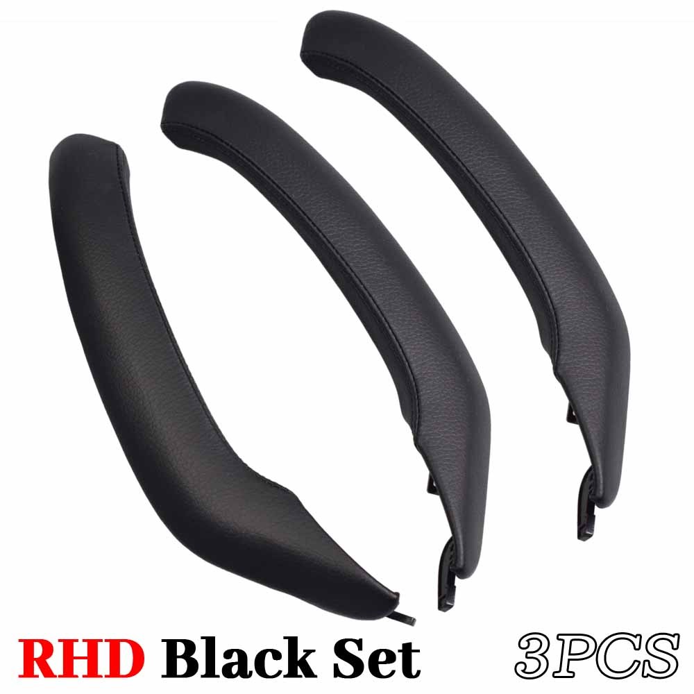 RHD Car Interior Passenger Door Left Right Pull Handle Leather Exterior Cover Trim Replacement For BMW X3 X4 F25 F26 2010-2016