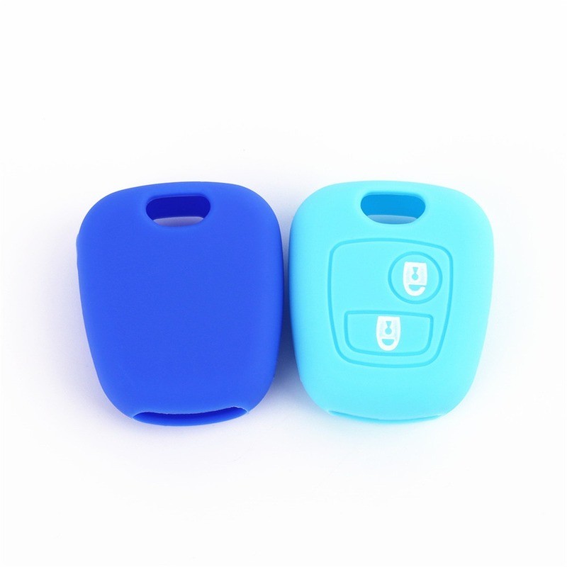 Silicone Car Key Protector Remote Key Cover for Peugeot 107 206 207 307 Citroen C1 C2 C3 C4 Picasso for Toyota Aygo