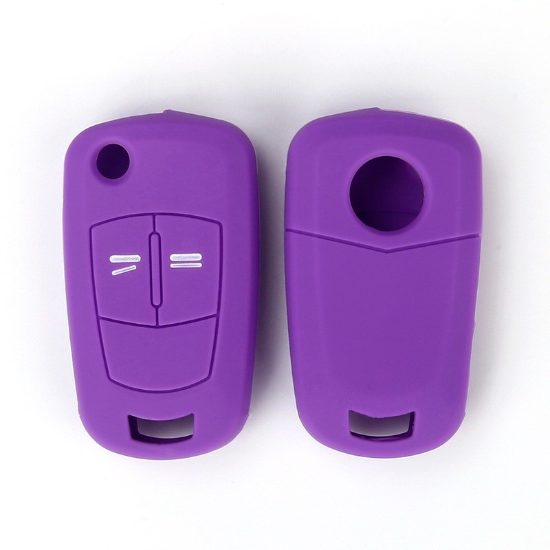 Hot Silicone Car Key Cover Case Shell Fob For Vauxhall Opel Corsa Astra Vectra Signum 2 Buttons Remote Key Shell