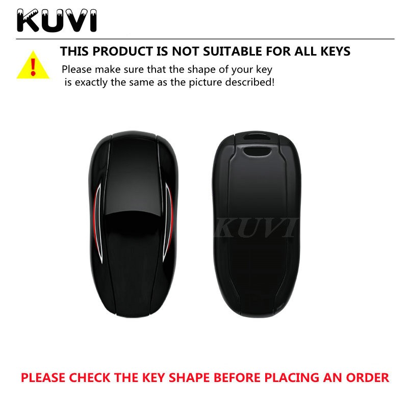 Alloy Leather Car Remote Key Case Fob For Tesla Model 3 Model S Model Y Smart Key Bag Holder Protected Shell Accessories