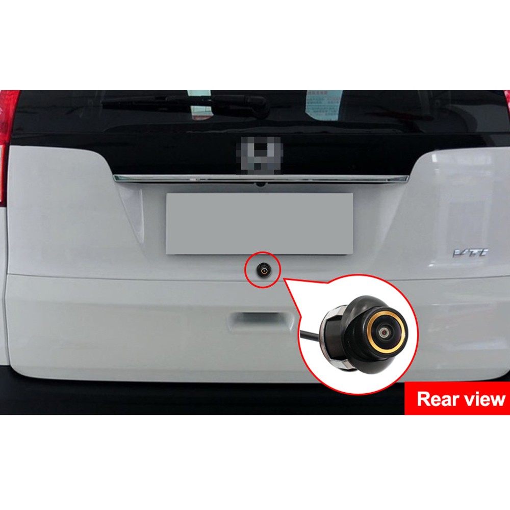 Smartour CCD AHD Car Camera 360 Degree Fisheye Lens Starry Night Vision HD Vehicle 22.5mm Punch Front Side Rear View Camera