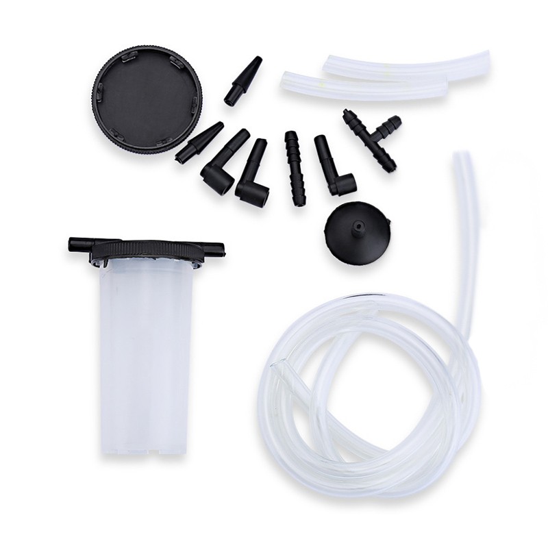 Manual Vacuum Gun Pump Test Kit Brake Fluid Bleeding Tools Aluminum Pump Body Pressure Gauge Multifunctional