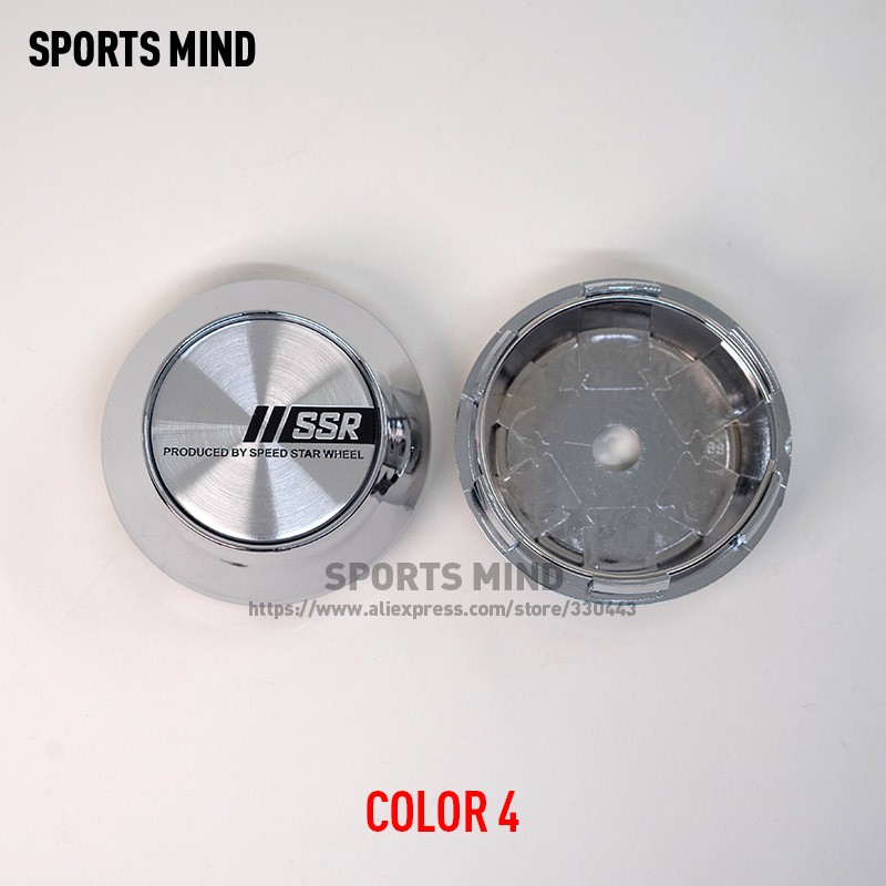 4pcs/lot 68mm Car Wheel Center Hub Caps for SSR Logo Emblem CE28 Rim TE37 Tokyo Time Attack