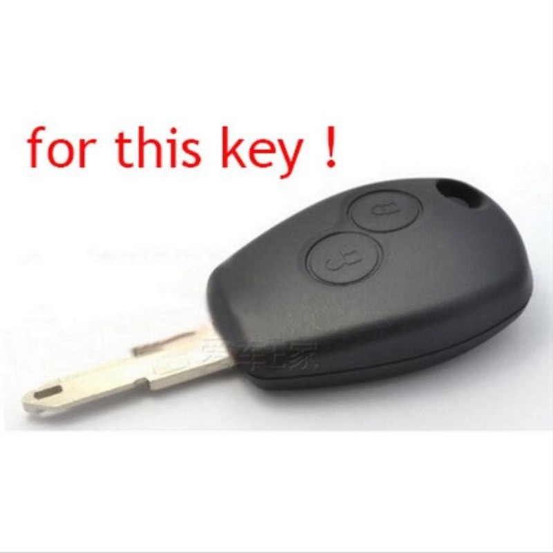 Silicone Car Key Cover Case For Renault 2 Buttons Kangoo Dacia Scenic Megane Sandero Captur Twingo Modus Remote Key Cover