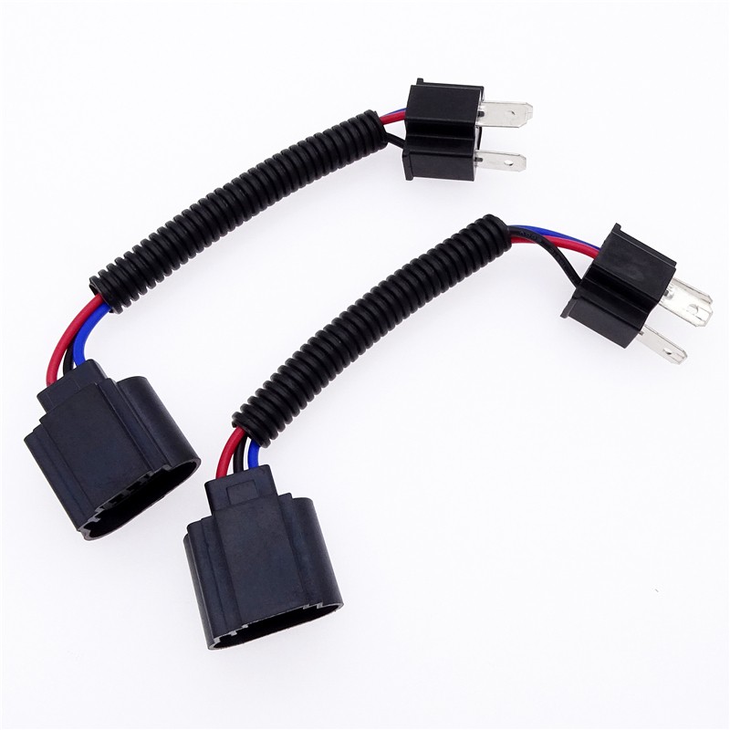 1 Pair Harness Headlight Adapter Converter Wire Connector Cable for H4 Male to H13 Car USB Socket Auto Wire Pigtail Auto Parts