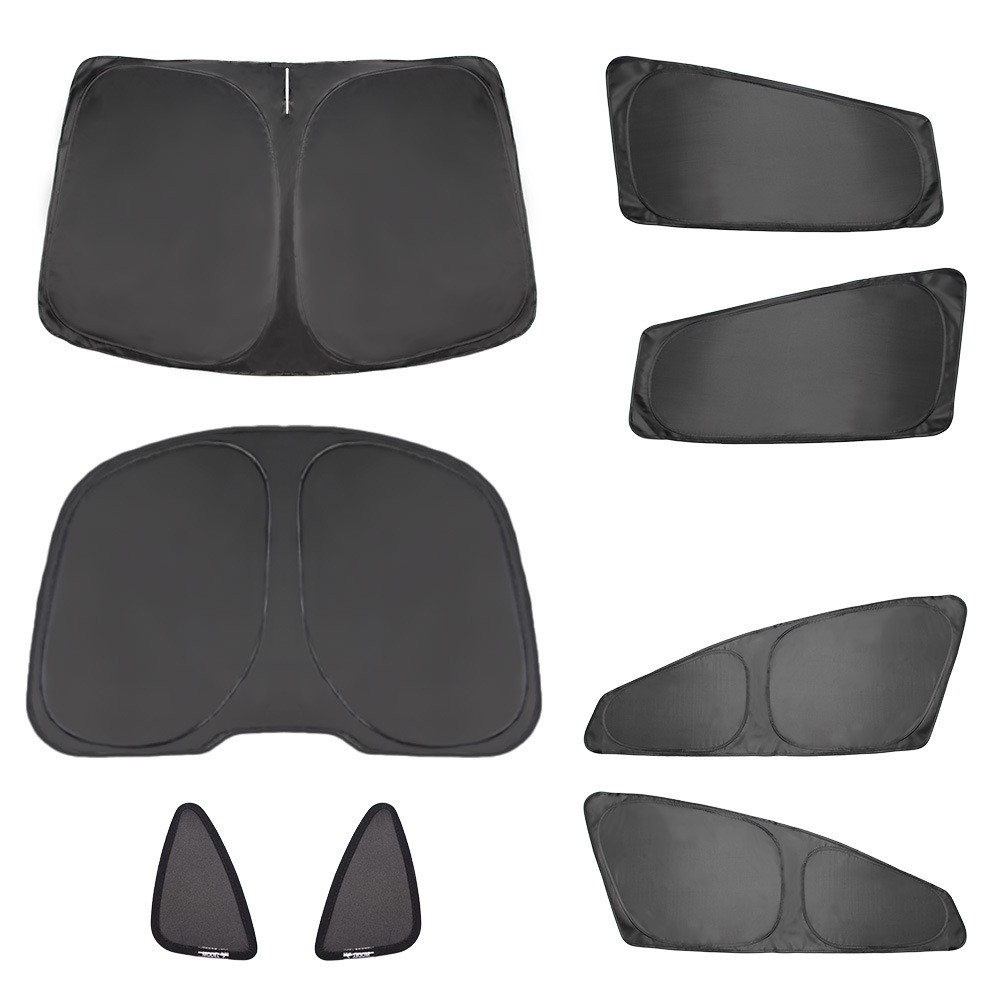 Car Window Sun Shade For Toyota RAV4 Camry Windshield Sunshade Front Rear Side Privacy Foldable Louver Blind UV Block Curtain