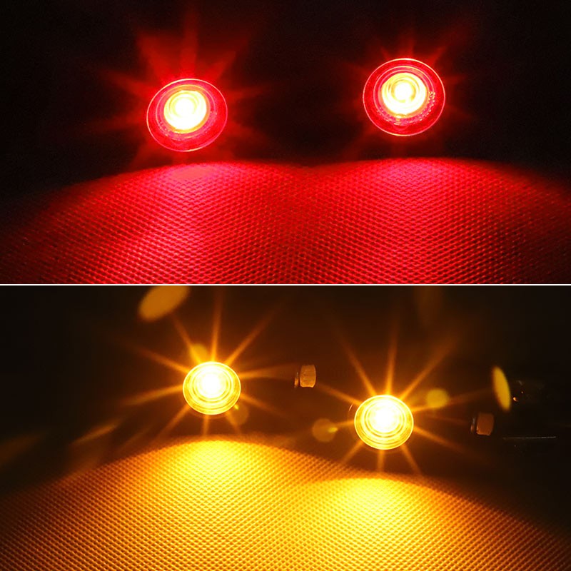 Mini motorcycle LED turn signal light chrome moto blinker light blinker clignut ant moto led for Kawasaki for Suzuki 12V