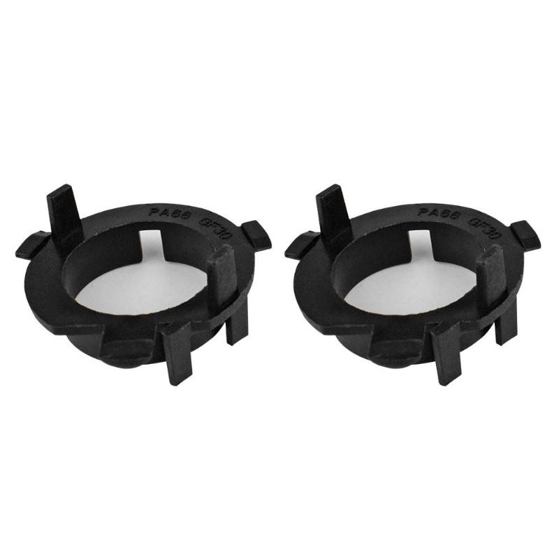 1 Pair H7 LED Headlight Bulb Adapters Base Retainer Holders For Hyundai Kia