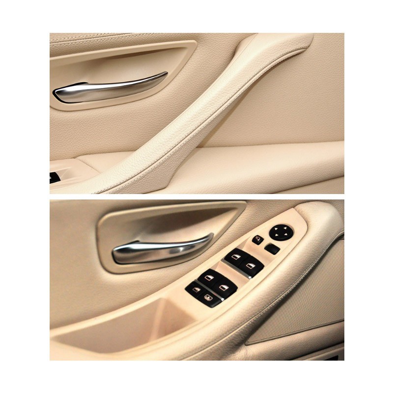 Interior Door Handle Panel, Left Door Handle Cover For BMW 5 series F10 F11, Grey, Beige, Black