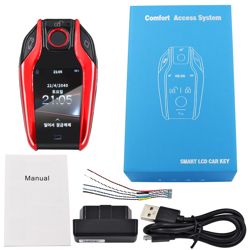 CF500 Universal Smart Key Modification for Toyota/BMW/Audi/Land Rover/Volkswagen/Benz Remote With LCD Display Spanish Korean Key Start Gasoline Generator