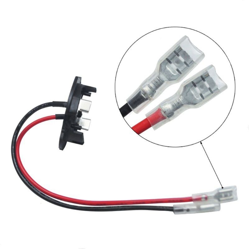 2pcs H7 LED Headlight Bulb Base Holder Retainer Headlamp Socket Adapter For Golf 5 MK5