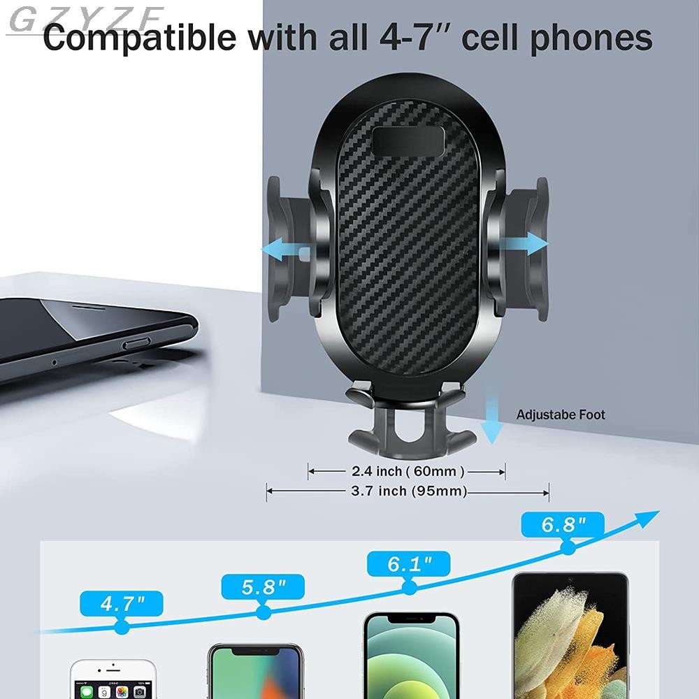 Car Phone Mount Long Arm Suction Cup Sucker Car Phone Holder Mobile Cell Holder Support for iPhone Huawei Xiaomi Redmi Samsung